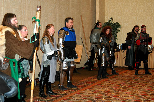 The Seattle Knights perform at NorWesCon 2004