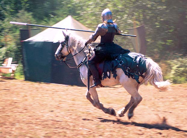 Jeanie of the Seattle Knight at Gig Harbor Faire