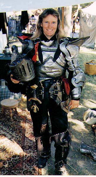 Lady Knight at the Hanford California Faire 1994?