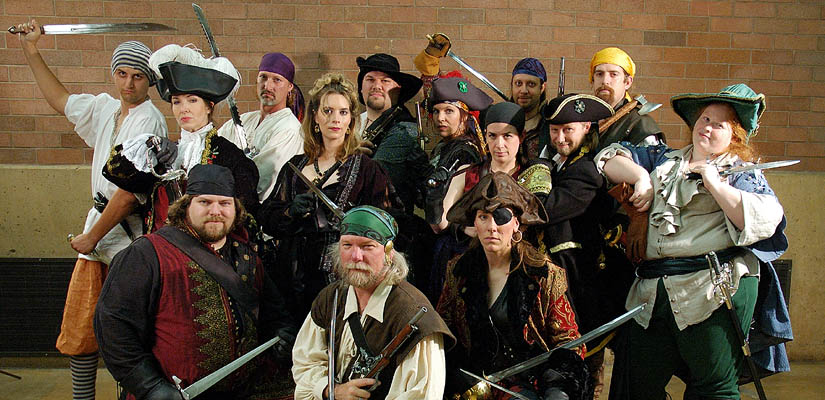 The Seattle Swashbucklers as the Puget Sound Pirates!