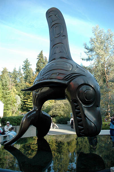 Vancouver Aquarium Orca Statue
